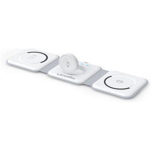 3 in 1 Wireless Charger for iPhone,Magnetic Foldable 3 in 1 Charging Station